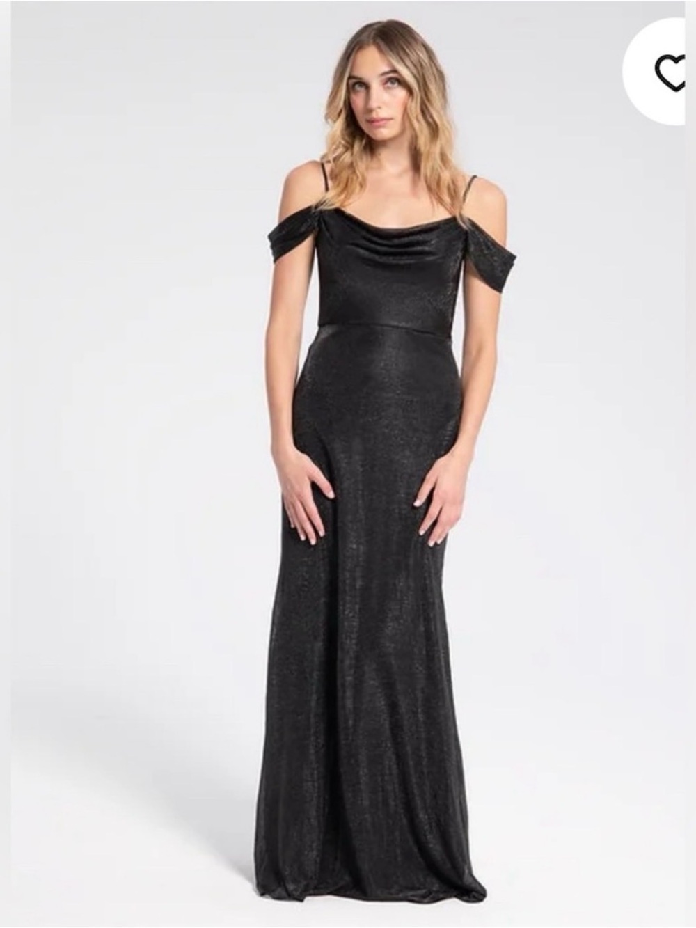 Hayley Paige Style 52215 | Black Liquid Metallic | Size 12